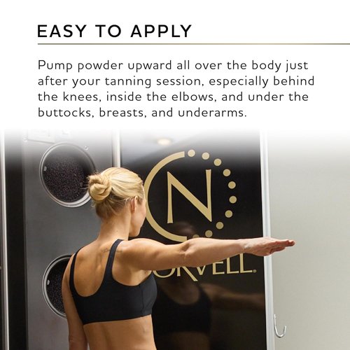 Norvell Tinted Drying Powder - Talc-Free Finishing Powder for Flawless Spray Tan | 0.5 oz, Absorbs Moisture & Prevents Streaks