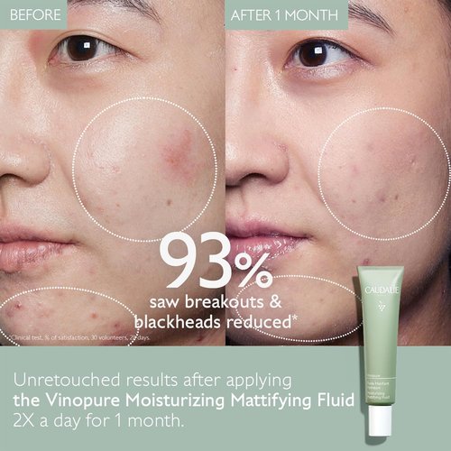 Caudalie Vinopure Oil Control Moisturizer - Hydrating & Mattifying Formula | 40 mL