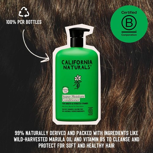 California Naturals Super Moisture Conditioner - Hydrating Formula for Damaged Hair | 20 fl oz, Vegan & Cruelty-Free