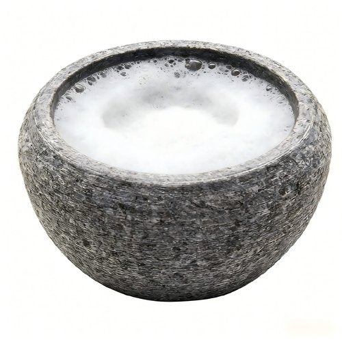 Shaving Soap & Cream Bowl for Men, Natural Granite Stone, Keep Warm Better, Easier to Lather