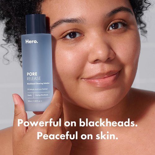 Hero Cosmetics Pore Release Blackhead Clearing Solution - Exfoliating 2% Salicylic Acid Toner, 100 ml