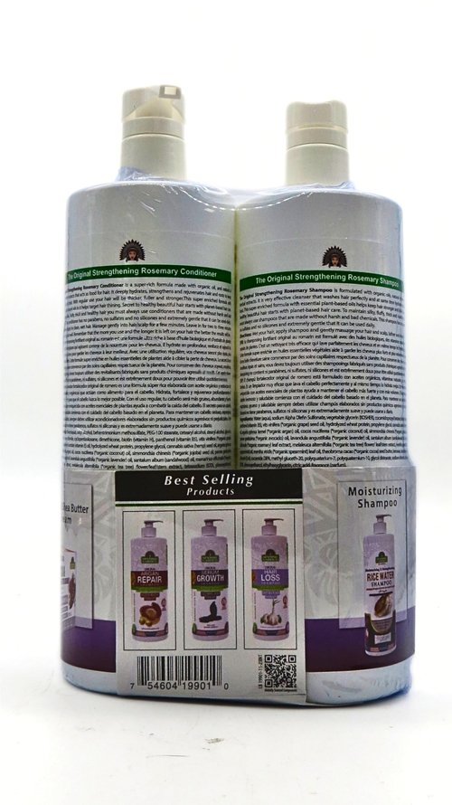 Spanish Garden | Hair Strengthening Rosemary Shampoo & Conditioner & Hair Oil Set, White