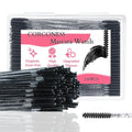 Skiennix Mini Spoolies - 100 Disposable Eyelash Extension Brushes for Lash Techs | Micro Eyebrow Wands