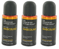 Parfums De Coeur Ltd Body Spray Mascolino - Refreshing Scent | 3-Pack for Long-Lasting Fragrance