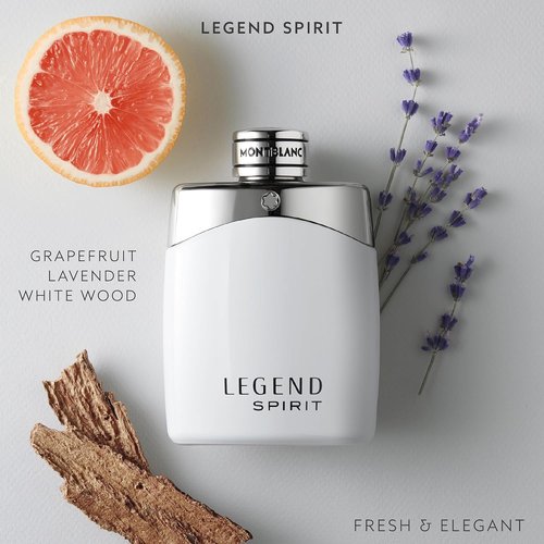 MONTBLANC - Legend Spirit After Shave Balm - Fresh Woody Aromatic Scent for Men - 3.4 oz