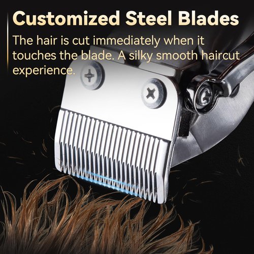 Professional Hair Clippers and Trimmers Set for Men, Cordless Rechargeable Electric Hair Clippers for Hair Cutting, Haircut Clipper for Barber, Men's Gifts for Husband, Barbers, Father