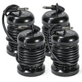 4pcs Arrays for Ionic Foot Bath Detox Machine, Replacement Array each with 10 Stainless Steel Coils Double Layered + 6.35mm Adapter for Home Massage Beauty Salon Ionic Foot Spa