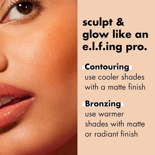 e.l.f. Primer-Infused Bronzer - Long-Lasting, Lightweight Matte Powder for Fresh Tan | Vegan & Cruelty-Free