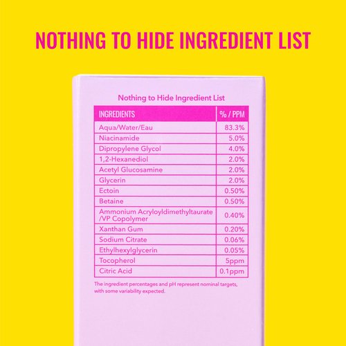 Good Molecules 5% Niacinamide Serum with Ectoin - Ultra Hydrating Serum to Target Enlarged Pores and Blemishes - Moisturizing, Pore Minimizer for Face - Skin Care
