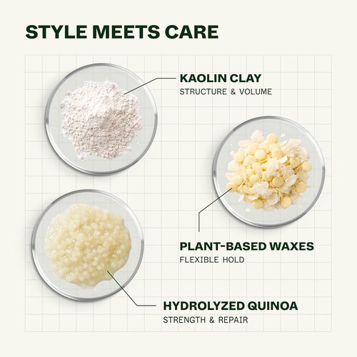 Scandinavian Biolabs Flexible Hybrid Clay - Medium Hold, Natural Finish, Water-Soluble, 90 mL