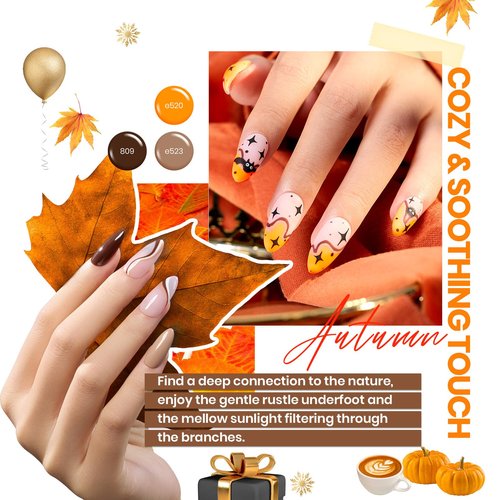 beetles Gel Polish Set Vivid Seasons - Spring Gel Nail Polish Set 36 Colors Pink Yellow Green Purple Jelly Shades 45pcs with Base & Top Coat UV LED Soak Off DIY Salon Easter Gift for Women & Girls