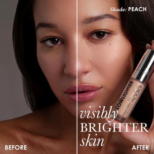 Rodial Peach Lowlighter - Mini Hydrating Under Eye Brightener | 0.05 fl oz with Hyaluronic Acid & Vitamin E