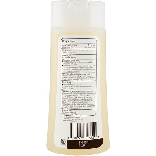 Phisoderm Anti-Blemish Body Wash - Clear Skin Formula | 10 Ounce Size