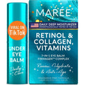 MAREE Under Eye Balm Stick with Retinol & Ceramide Complex – Facial Moisturizer for Dark Circles & Wrinkles – Under Eye Brightener Stick, Anti-Wrinkle Hydrating Face Skincare