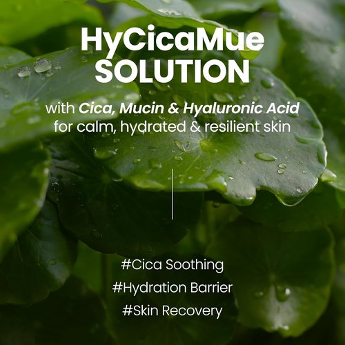 HyCicaMue Defence Cream - Soothing Barrier Repair Moisturizer with Cica & Hyaluronic Acid | Vegan Formula for Sensitive Skin, Hydration Boost