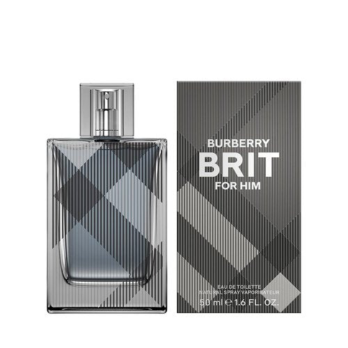 Burberry Brit Eau de Toilette | Woody Men's Cologne with Cedarwood, Green Mandarin & Tonka Bean – Long-Lasting Fragrance