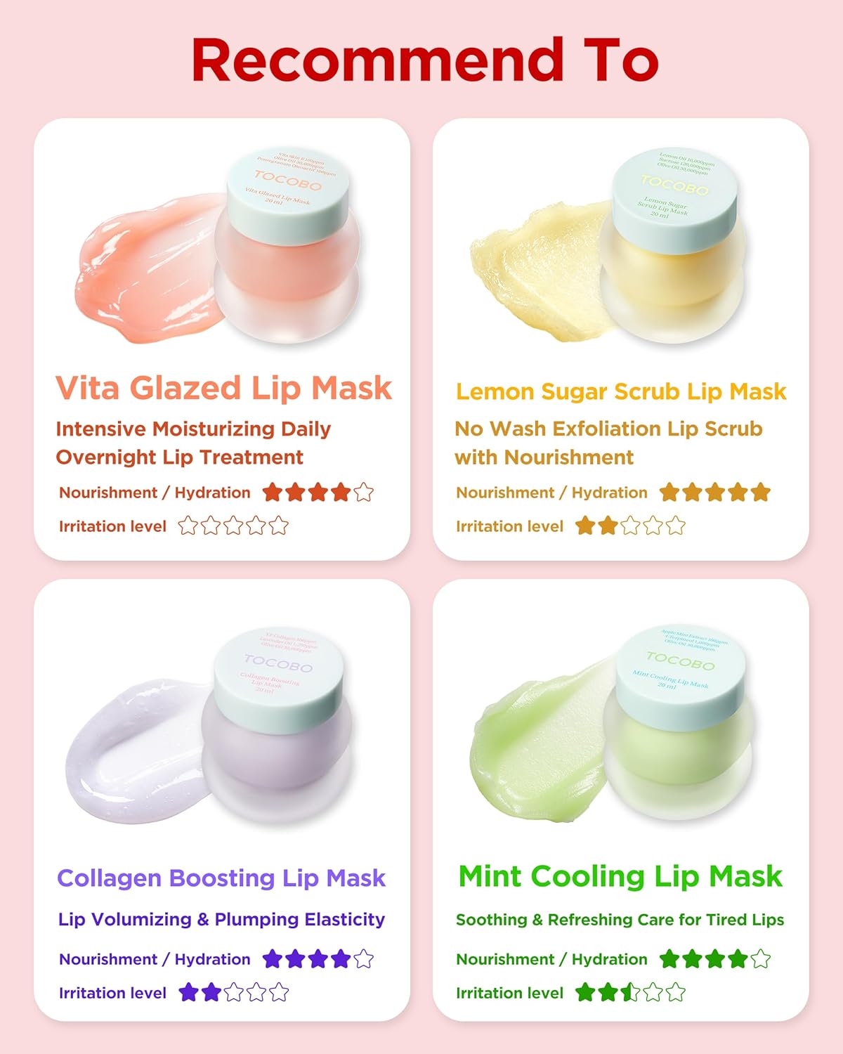 TOCOBO Vita Glazed Lip Mask - Vegan Overnight Treatment for Dry Lips | Gentle PHA Exfoliation, 0.68 oz