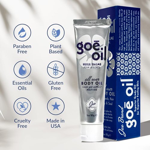 Jao Brand Goē Oil - All-In-One Hand, Face & Body Moisturizer | Natural Hydrating Oil | 3 oz