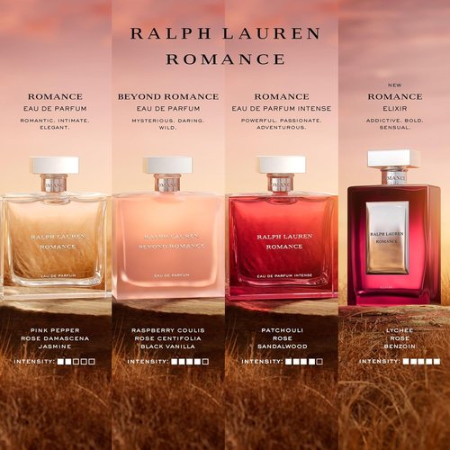 Ralph Lauren Fragrances - Romance Elixir Eau de Parfum - Women's Warm & Sweet Gourmand Perfume with Lychee, Rose & Benzoin