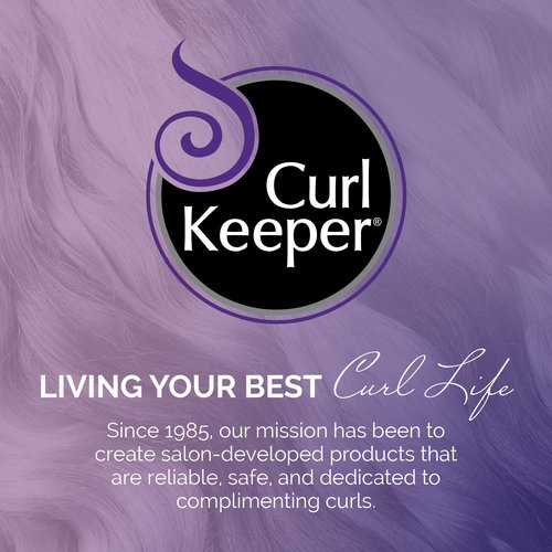 Curl Keeper Medium Curl Starter Kit for Curly Hair - Travel Size Set Includes Original Liquid Styler, Treatment Shampoo, Cream Conditioner & Leave-In Conditioner - Maximum Definition Shine & Moisture