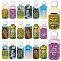 Ecation 72 Pcs Christian Bible Lipstick Holder Key Chain Lip Balm Holder Gift Bulk with Metal Ring Lipstick Lip Gloss Pouch Religious Party Bible Inspiration Gift for Women Man Church(Retro)