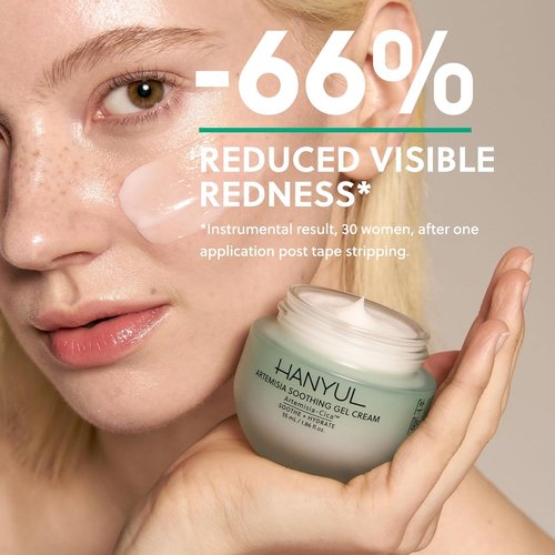 HANYUL Artemisia Soothing Gel Cream - Hydrating Moisturizer with Centella Asiatica & Niacinamide | 1.86 fl. oz.
