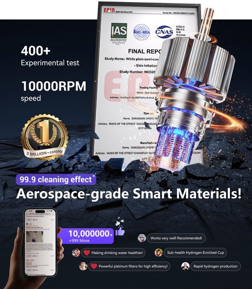 3.0 Upgrade Make Up Brush Cleaner Cosmetic【Industry NO.1-12x Cleaning Power】【SGS Certified - 0 Dust】 MakeupBrushes Cleaner Suitable for all Brush，Circuit Upgrade Make Up Brush Cleaner WHITE