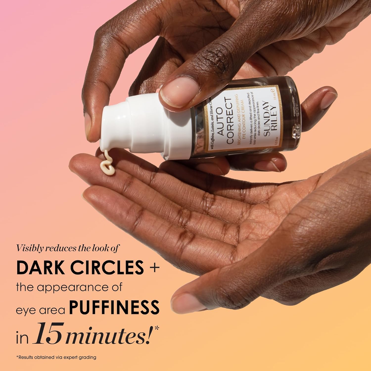 Sunday Riley Auto Correct Eye Cream - Brightening & Hydrating Formula for Youthful Eyes