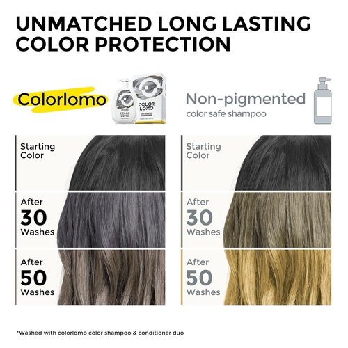 COLROLOMO Ultra Color Safe Shampoo - Prevent Fading & Enhance Shine | Vegan & Cruelty-Free | For Grey Color-Treated Hair