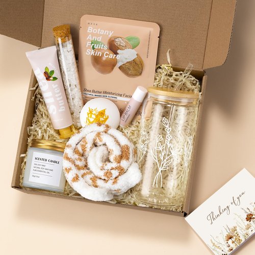 Self Care Gifts for Women Get Well Soon Gifts Care Package, Thinking of You Gift for Women Relaxing Spa Feel Better Gift, Mental Health Stress Relief Box Mothers Day Ideas for Mom Her Sister Friends