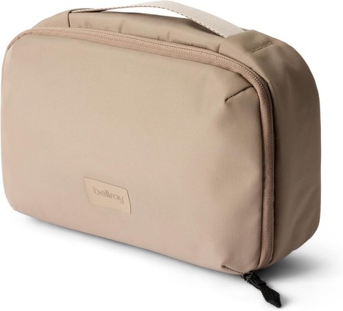Bellroy Hanging Toiletry Kit - 3L Travel Bag for Men & Women | Stylish Stone Design