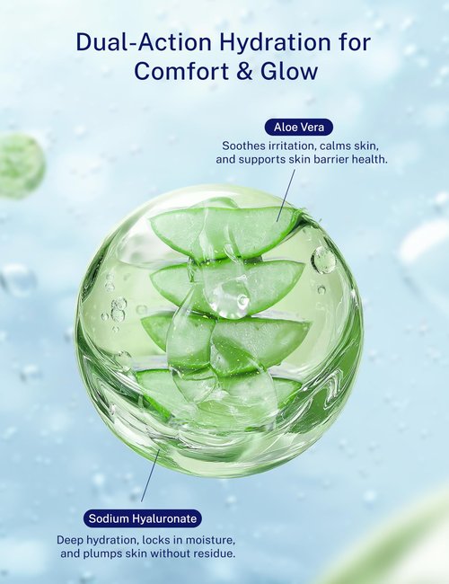 KARUNO 10oz Microcurrent Conductive Gel – Hydrating Gel with Hyaluronic Acid & Aloe Vera – Fragrance-Free, Paraben-Free, Non-Irritating – Safe for All Skin Types