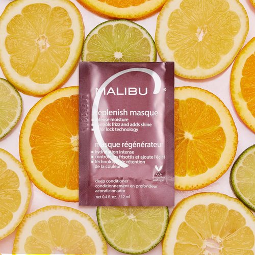 Malibu C Replenish Hair Masque - Ultra Hydrating Deep Conditioner for All Hair Types | Avocado Oil Formula