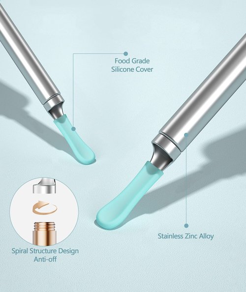 Bebird Replacement Tips Ear-10 PCS Ear Wax Removal Tips for Wet/Dry Earwax Cleaning- Original BEBIRD Ear Cleaner Tips Ear Wax Removal Tool Set for R1 /W3/R3/M9/T15/X3/D3Pro/X1+Plus (Dia. 3.5mm)