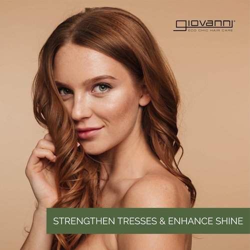 GIOVANNI Tea Tree Triple Treat Shampoo - Invigorating Formula with Peppermint, Eucalyptus & Rosemary, Strengthens Hair & Scalp, Paraben Free - 8.5 oz
