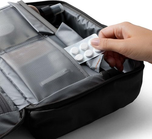Bellroy Hanging Toiletry Kit Plus - 8 Liter Travel Bag for Easy Organization | Black