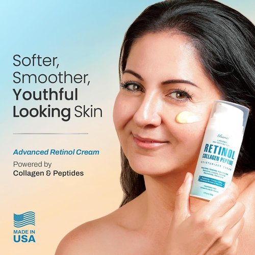 Ebanel Retinol Cream - Firming Anti-Aging Moisturizer with Collagen & Hyaluronic Acid | 3.5 oz
