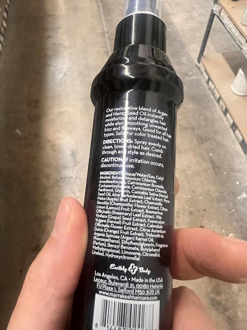 Skiennix Hair Spray - Marrakesh Leave-In Treatment & Detangler with Argan & Hemp Oil Therapy | Vegan, Cruelty-Free, 4 oz