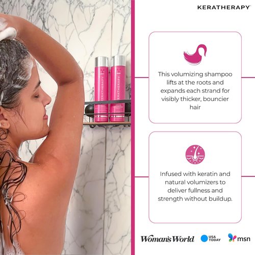 Keratherapy Keratin Infused Volume Conditioner - 10.1 fl. oz. | Thickening Formula with Hemp Seed Oil & Sea Kelp