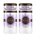 Lavanila Vanilla Lavender Deodorant for Women 2-Pack (2 Oz Each) - Natural Aluminum Free Solid Stick Deodorant, Made In USA, Vegan