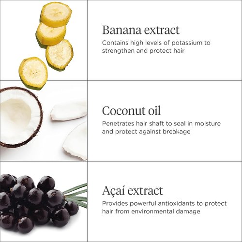 Briogeo Superfoods Banana + Coconut Hair Pack - Hydrating Moisture for Dull, Dry Hair | 2 x 12.5 fl oz