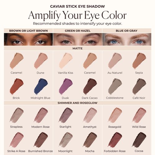 Laura Mercier Caviar Stick Cream Eyeshadow: Matte Finish, 24HR Wear, Long Lasting, Rich Color, Easily Blendable and Buildable, Waterproof, Hyaluronic Acid Infused, Eyeshadow Stick Set, Au Natural