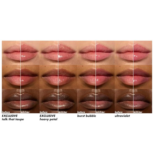 e.l.f. Glow Reviver Plumping Lip Oil Kit - Nourishing Tinted Oils for High-Shine Finish | 4 Shades, Vegan & Cruelty-Free