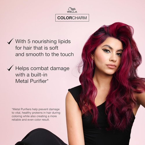 COLORCHARM VIVID DARKS Permanent Cream Color - Vibrant Hair Color for Dark Bases | No Bleach Needed, 2 Fl Oz