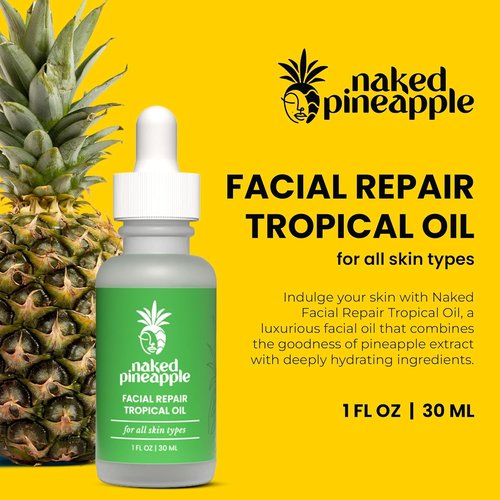 **Tropical Oil Hydrating Facial Moisturizer - Fruit Extract for Barrier Protection & Elasticity | 1oz**