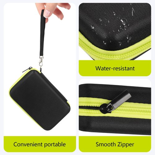 EcoVibe EVA Protective Shaver Hard Case Compatible with Philips One Blade QP2724/90 QP2834/70 QP2630/72 Hybrid Electric Trimmer Hard Portable Storage Carrying Case for Shavers and Accessories