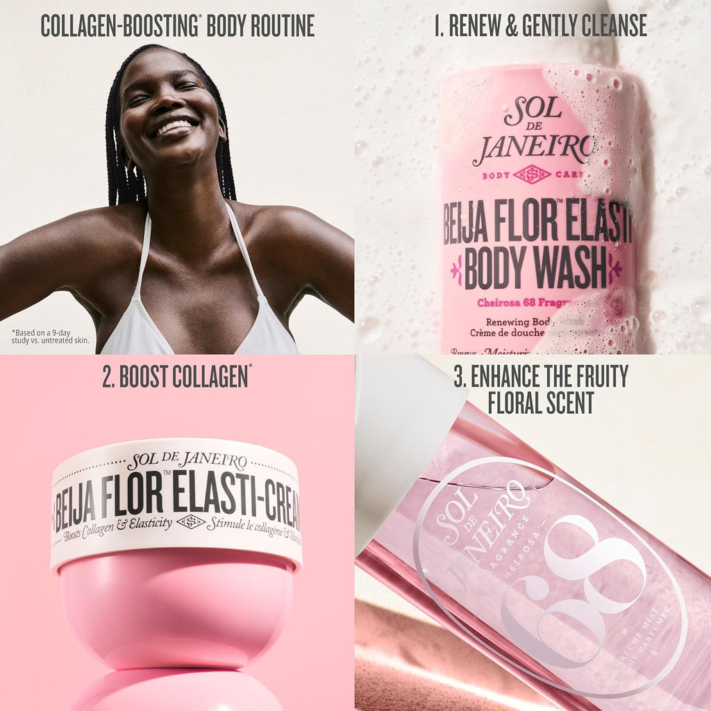 SOL DE JANEIRO Collagen Boosting Body Cream - Beija Flor Elasti-Cream for Youthful Skin