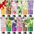 ANKOOY 12 Pack Hand Cream for Dry Cracked Hands,Easter Basket Stuffers,Mothers Day Gifts,Teacher Appreciation Gifts,Natural Hand Lotion Travel Size,Mini Lotion Gifts for Nurse Teacher