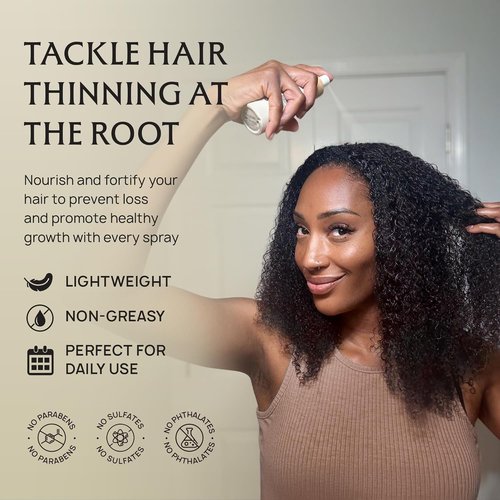 Lebanta Hair Growth Oil Spray - 100% Pure Organic Formula for Thicker, Stronger Hair - 4.1 Fl Oz
