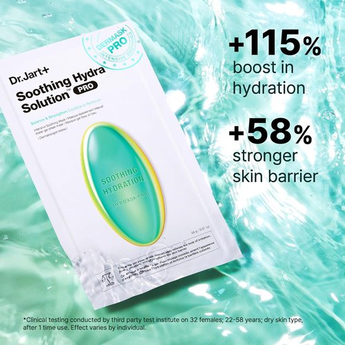 Dr.Jart+ Hydrating Face Mask Value Set - 4 Soothing Korean Masks for Radiant Skin